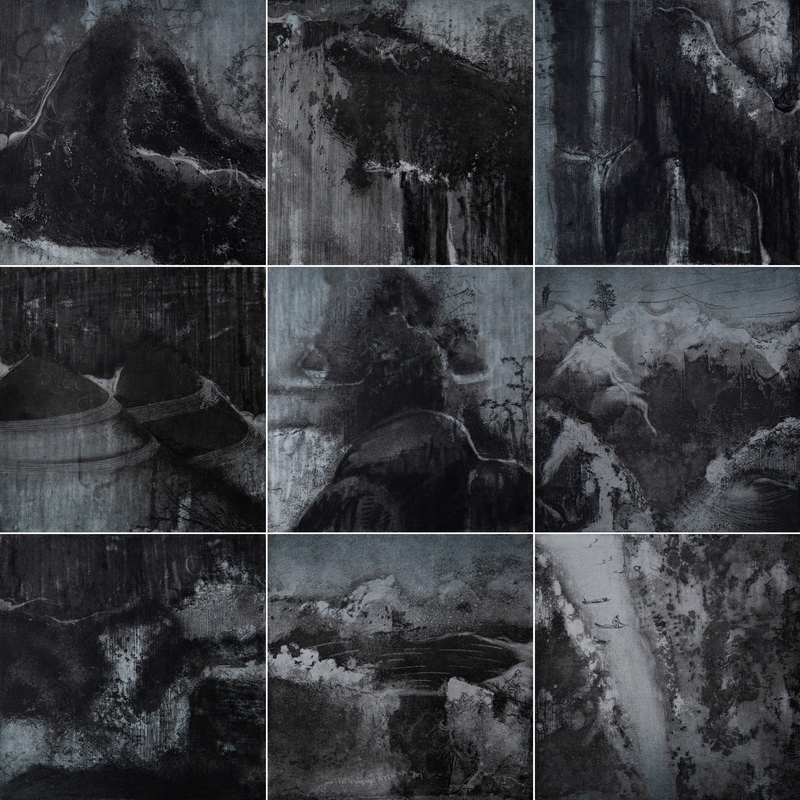 王彬杰 《九里》 45×45cm 版画.jpg