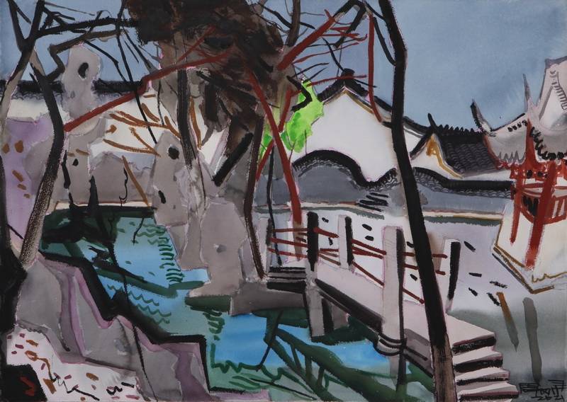 周刚 《绮园小影》 105×75cm 2021.JPG