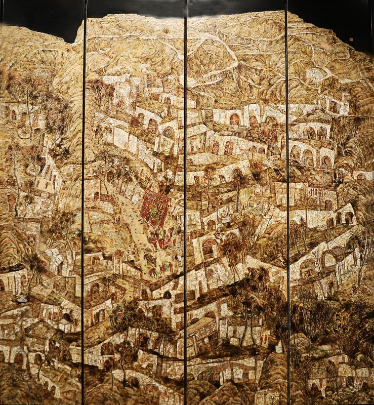 杨勇 《那山那水》 190×175cm.JPG